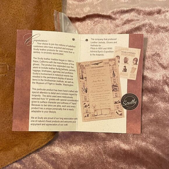 Men’s Brown suede western vest with snap buttons - Picture 5 of 10